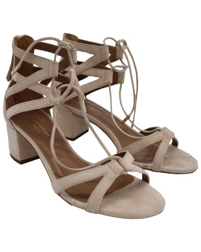 ALTUZARRA ALTUZARRA WOMEN'S GOAT SUEDE BEVERLY HILLS SUEDE T-STRAP SANDAL (AUTHENTIC  PRE-LOVED)