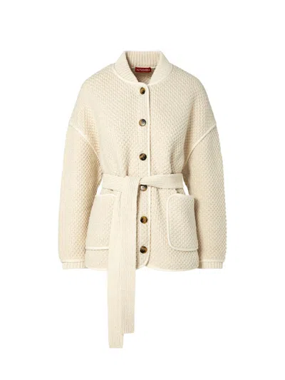 Altuzarra Women's Gus Knit Belted Jacket In Neutral