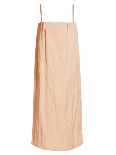 Altuzarra Women's Holly Crinkled Shift Midi-dress In Apple Blossom