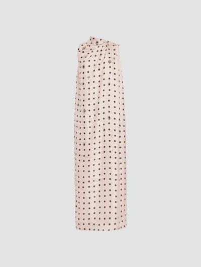 Altuzarra Women's Jackie Printed Silk Midi Dress In Blossom Diamond