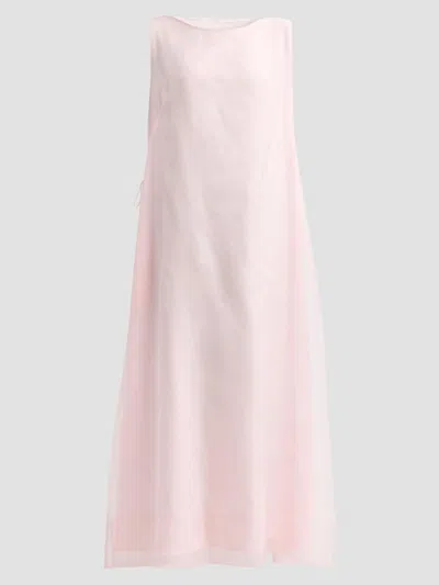Altuzarra Jools Silk Maxi Dress In Pink