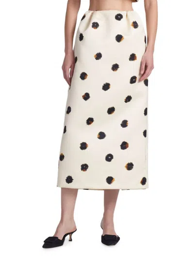 Altuzarra Women's Karina Printed Midi Skirt In Neutral
