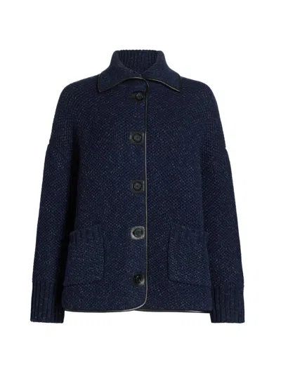 Altuzarra Women's Llewellyn Wool Jacket In Blue