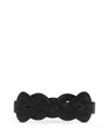 Altuzarra Loopy Leather Belt In Black