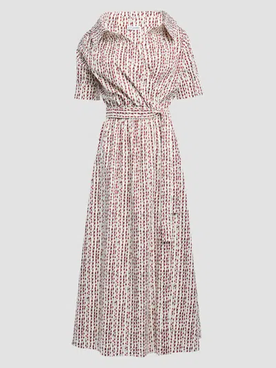 Altuzarra Women's Lydia Cotton-blend Dress In Strawberry Bluebell
