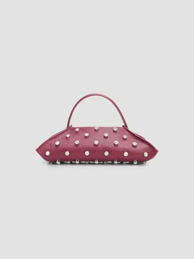 Altuzarra Women's Origami Leather Baguette In Burgundy
