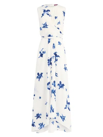 Altuzarra Women's Penny Floral Silk High-low Dress In White