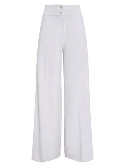 Altuzarra Women's Rudy High-rise Wide-leg Pants In White
