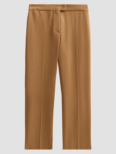 Altuzarra Women's Todd Linen-blend Straight Pants In Brown
