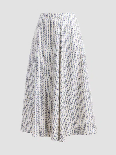 Altuzarra Varda Silk Skirt In Multi