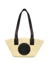 Altuzarra Watermill Raffia Mini Tote In Confetti