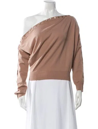 Pre-owned Altuzarra Wool Bateau Neckline Sweater W/ Tags In Neutral