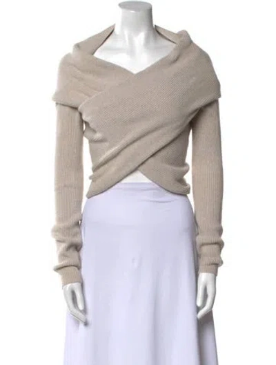 Pre-owned Altuzarra Wool Cowl Neck Sweater W/ Tags In Neutral