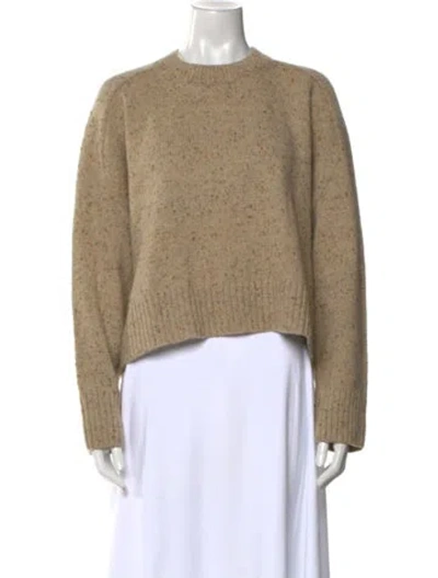 Pre-owned Altuzarra Wool Crew Neck Sweater In Neutral