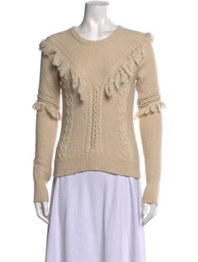 Pre-owned Altuzarra Wool Crew Neck Sweater In Neutrals