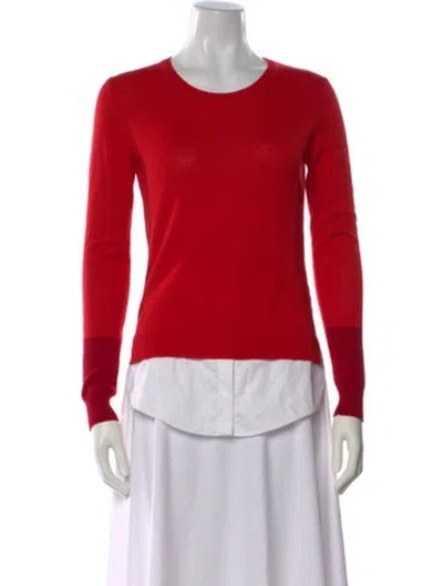 Pre-owned Altuzarra Wool Crew Neck Sweater In Red