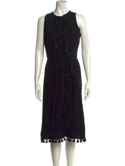 Pre-owned Altuzarra Wool Knee-length Dress In Black