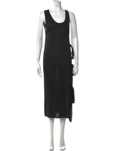 Pre-owned Altuzarra Wool Long Dress In Black