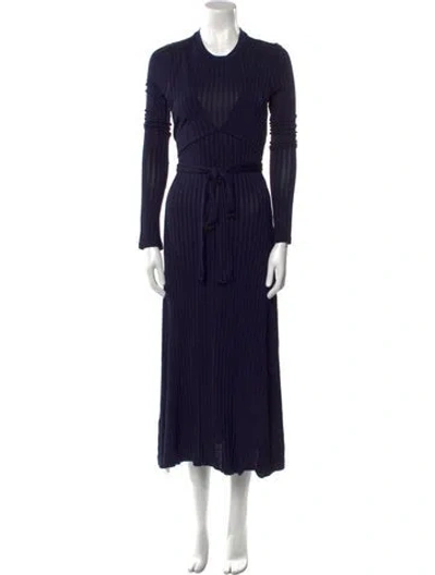 Pre-owned Altuzarra Wool Long Dress In Blue