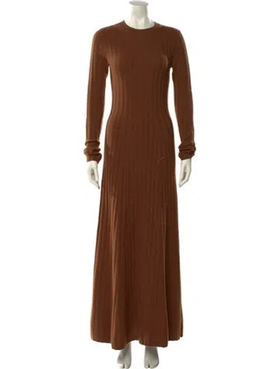 Pre-owned Altuzarra Wool Long Dress In Brown