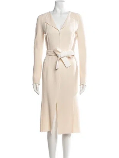Pre-owned Altuzarra Wool Long Dress In Neutral