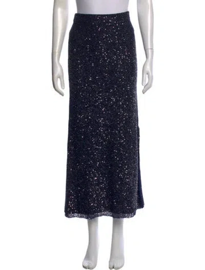 Pre-owned Altuzarra Wool Long Skirt In Black