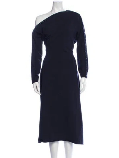 Pre-owned Altuzarra Wool Midi Length Dress In Blue