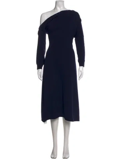 Pre-owned Altuzarra Wool Midi Length Dress In Blue