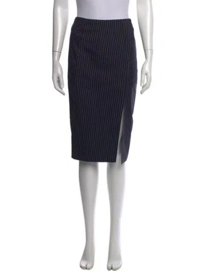 Pre-owned Altuzarra Wool Midi Length Skirt In Blue