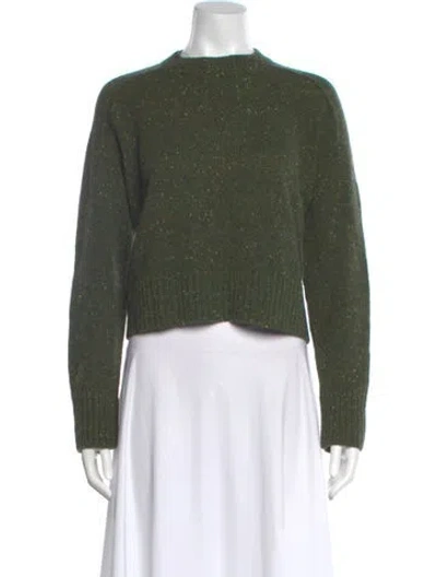 Pre-owned Altuzarra Wool Mock Neck Sweater In Green