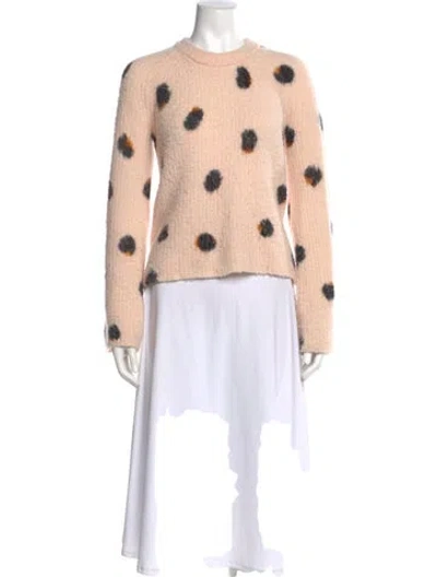 Pre-owned Altuzarra Wool Polka Dot Print Sweater In Pink