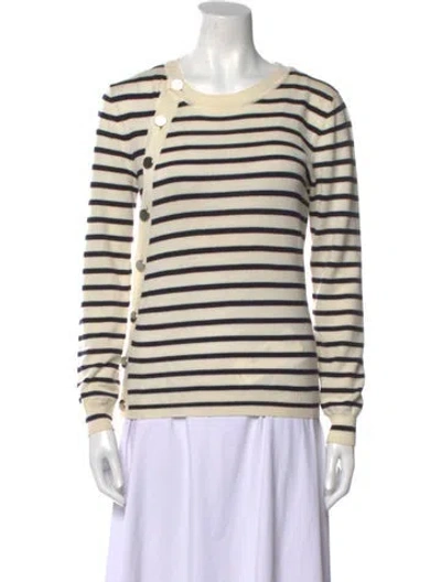 Pre-owned Altuzarra Wool Striped Sweater In Blue