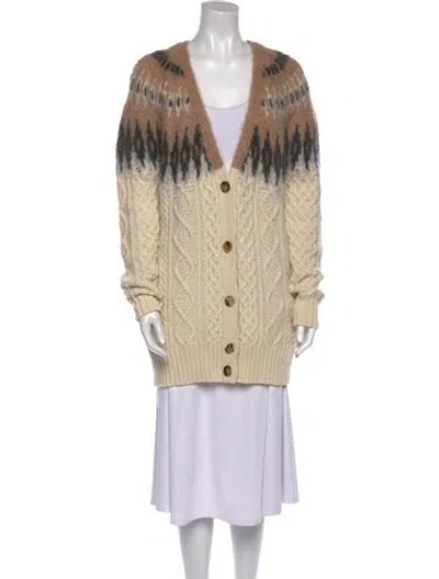 Pre-owned Altuzarra Wool Striped Sweater In Neutral