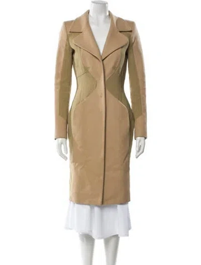Pre-owned Altuzarra Wool Trench Coat In Neutral