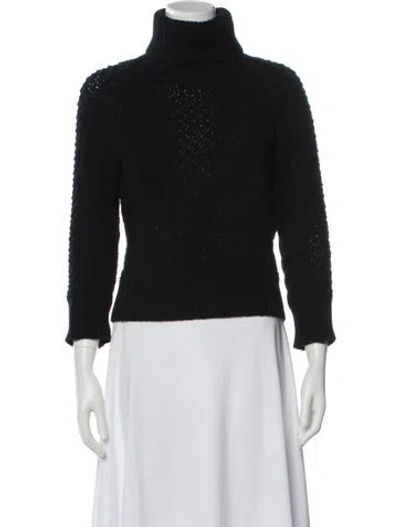 Pre-owned Altuzarra Wool Turtleneck Sweater In Black
