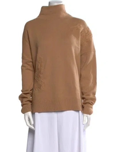 Pre-owned Altuzarra Wool Turtleneck Sweater In Neutral