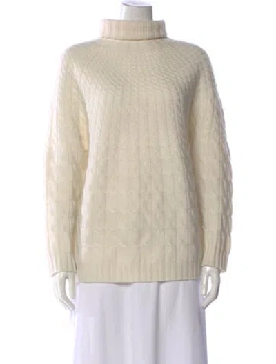 Pre-owned Altuzarra Wool Turtleneck Sweater In Neutral