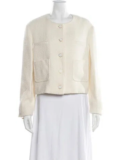 Pre-owned Altuzarra Wool Tweed Pattern Blazer W/ Tags In Neutral