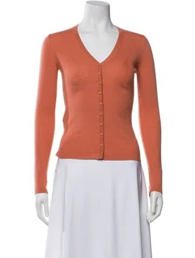 Pre-owned Altuzarra Wool V-neck Sweater In Orange