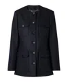 Altuzarra Perry Wool Blend Blazer In Black