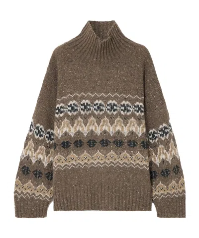 Altuzarra Wool-blend Turtleneck Sweater In Multi