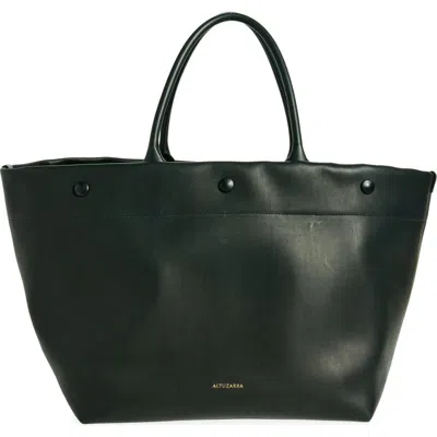 Altuzarra Xl Leather Tote In Black
