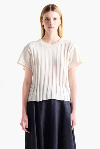 Altuzarra Zadie Silk Sweater In Ivory In Neutral