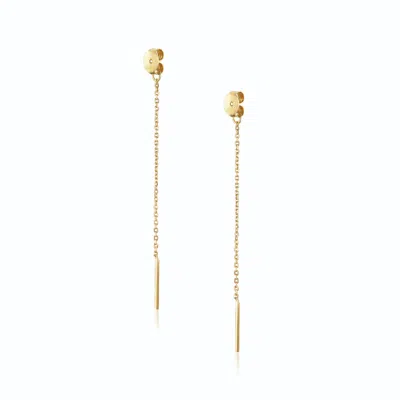 Alura Copenhagen Jewellery Women's Eclipse - Behind The Ear - Earring Locks - Gold