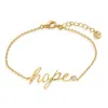 Alura Copenhagen Jewellery Women's Embrace - Charity Hope Bracelet In Gold & Zirconia In Gold