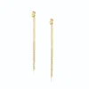 Alura Copenhagen Jewellery Women's Gold Eclipse - Behind The Ear - Earring Locks With Four Chains In Gold