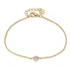 Alura Copenhagen Jewellery Women's Gold Gaia - Flower Dahlia Bracelet In Gold