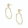 Alura Copenhagen Jewellery Women's Gold Grace Art Deco Dangle & Drop Earrings In Gold
