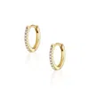 Alura Copenhagen Jewellery Women's Gold Grace Mini Hoops W. Zirconia In Gold