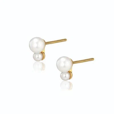 Alura Copenhagen Jewellery Women's Gold Ocean Earstuds